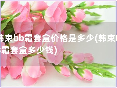 韓束bb霜套盒價格是多少(韓束BB霜套盒多少錢)