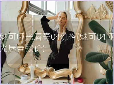 魅可啞光唇膏04價格(魅可04啞光唇膏報價)